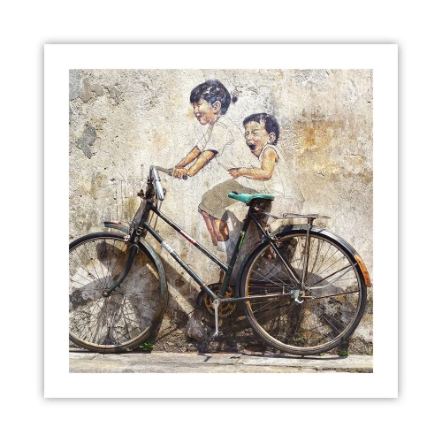 Plakat - Prawda czy fałsz? - 50x50 cm