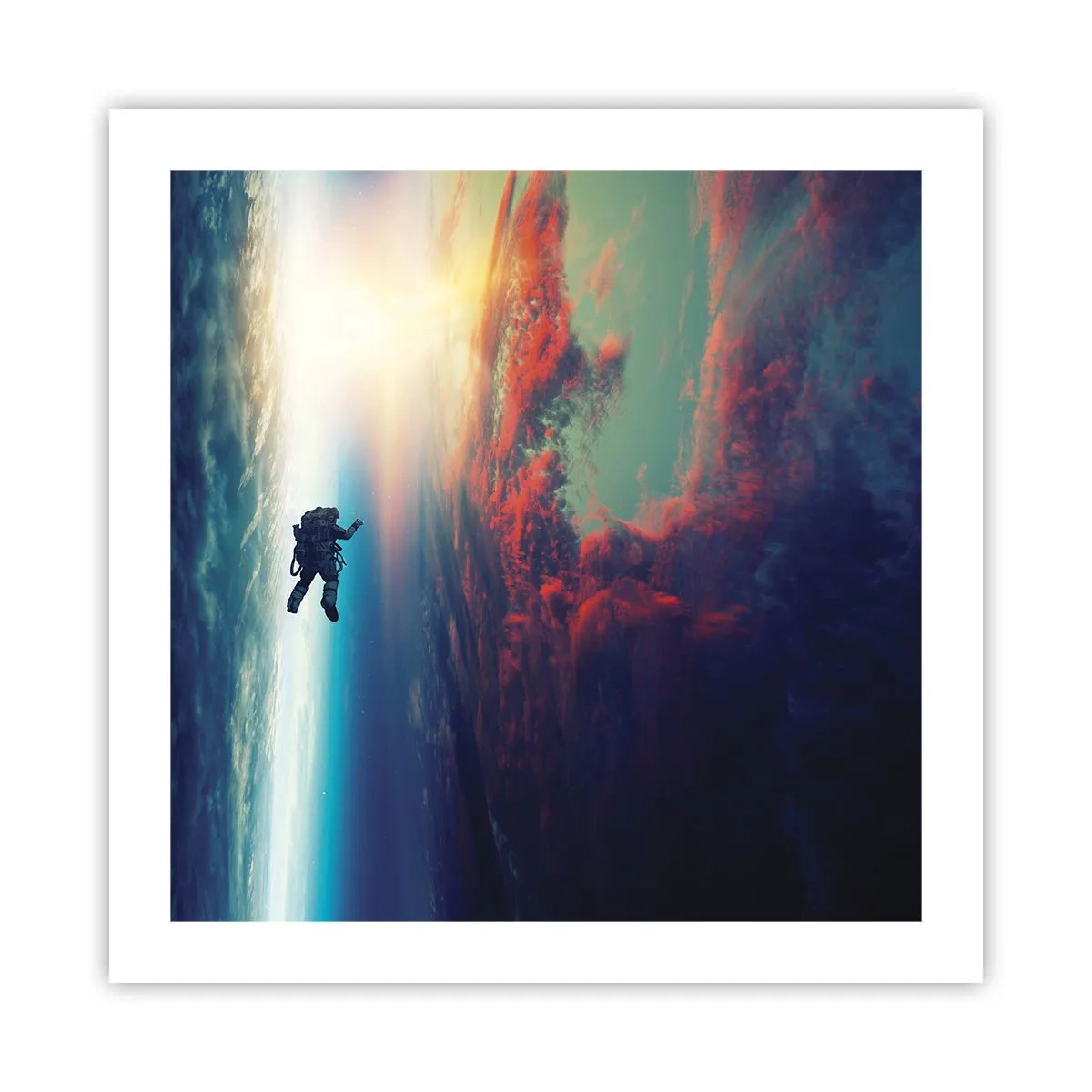 Plakat - Mierzyć się ze wszechświatem - 50x50 cm