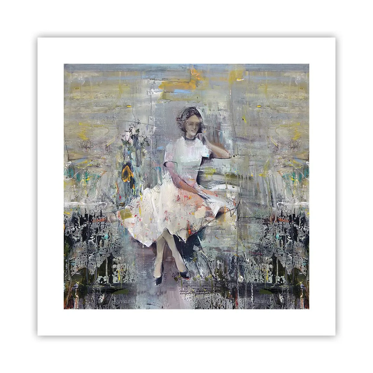 Plakat - Klasyczna i nowoczesna - 40x40 cm