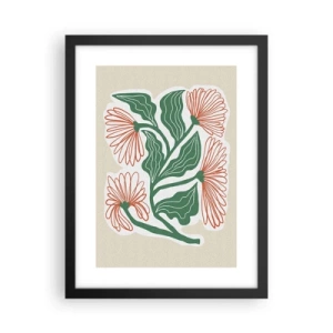 Plakat w czarnej ramie - Ludowe i nowoczesne - 30x40 cm