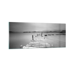 Obraz na szkle - Za górami, za morzami - 100x40 cm