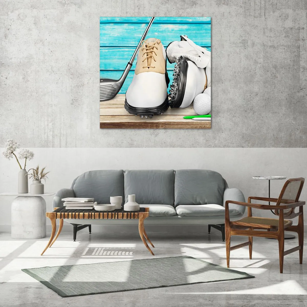 Obraz na szkle - Wszystko gotowe - 70x70 cm