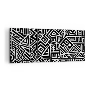 Obraz na płótnie - Kompozycja prekolumbijska - 100x40 cm