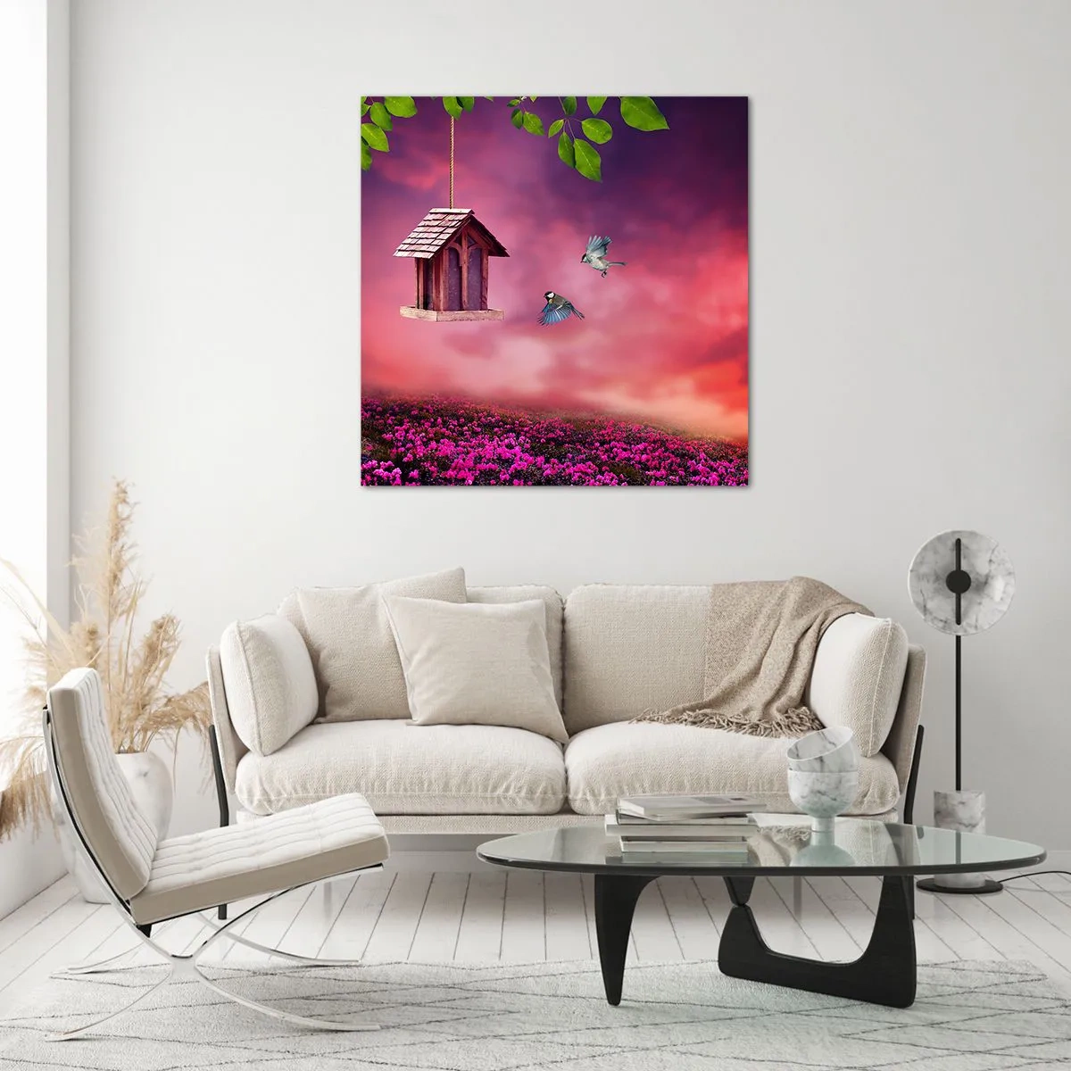 Obraz na szkle - Zaproszenie na kolację - 50x50 cm