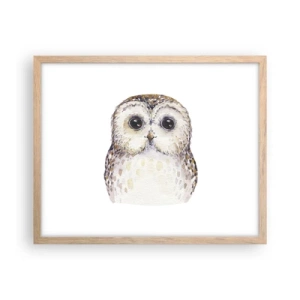 Plakat w ramie jasny dąb - Spójrz mi w oczy - 50x40 cm