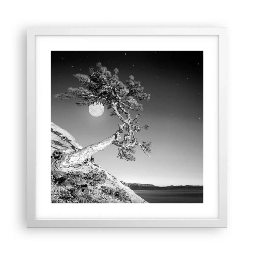 Plakat w białej ramie - Zwycięska wojowniczka - 40x40 cm