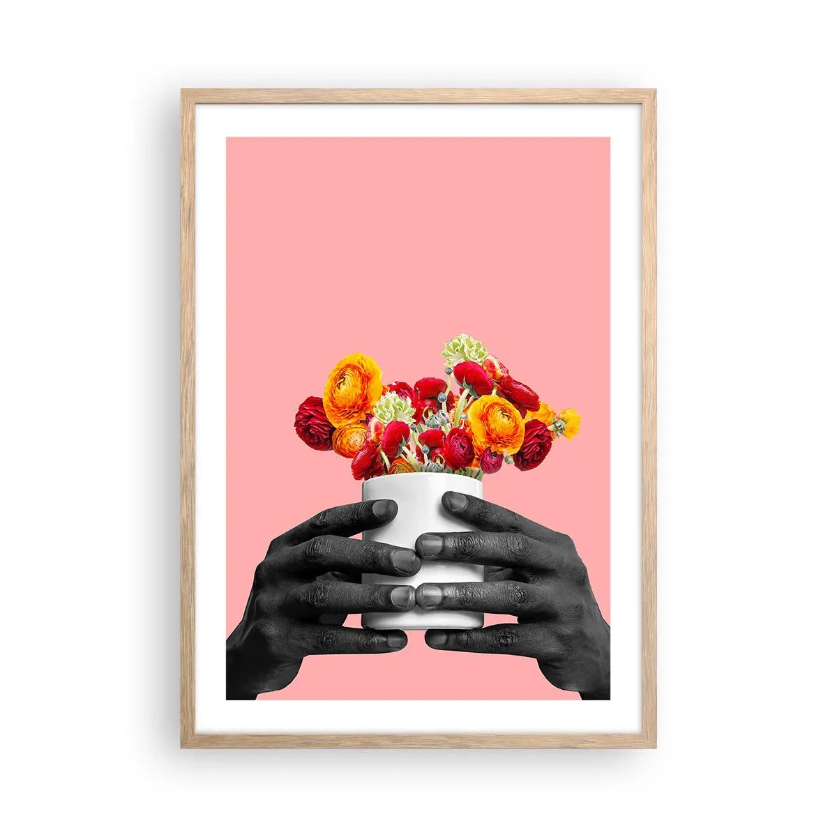 Plakat w ramie jasny dąb - Apoteoza życia - 50x70 cm