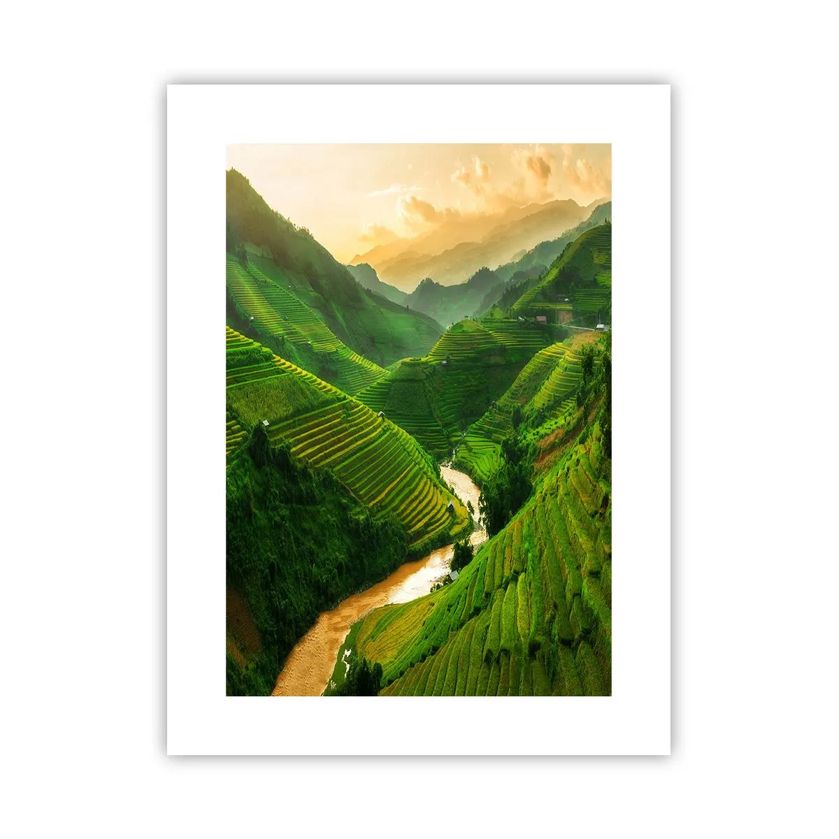 Plakat - Wietnamska dolina - 30x40 cm