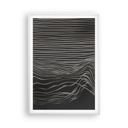 Plakat w białej ramie - Rytm i akcent - 70x100 cm