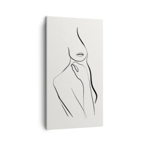 Obraz na płótnie - Fala melancholii - 45x80 cm