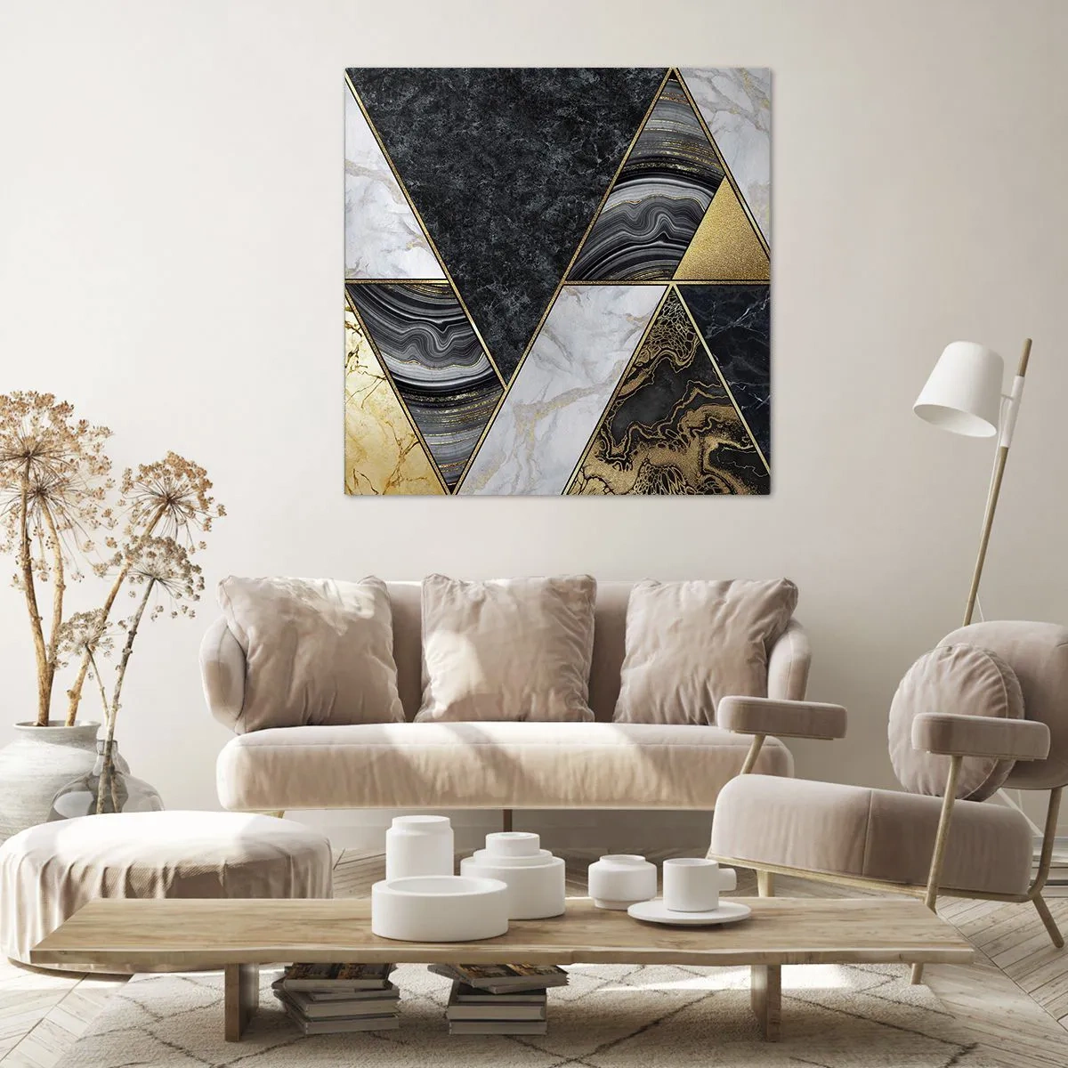 Obraz na płótnie - Kamień przy kamieniu - 60x60 cm