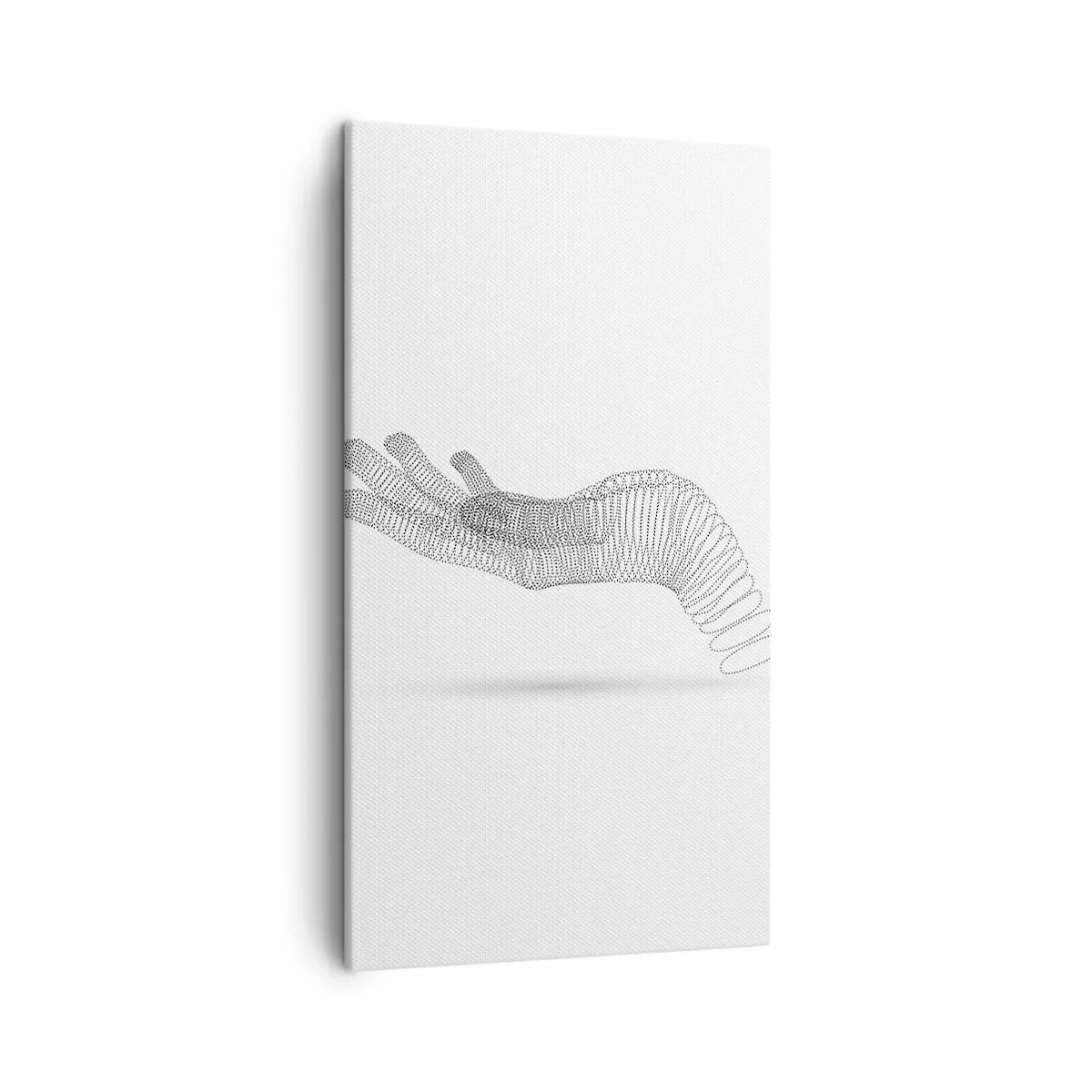 Obraz na płótnie - Sprężysta dłoń - 45x80 cm