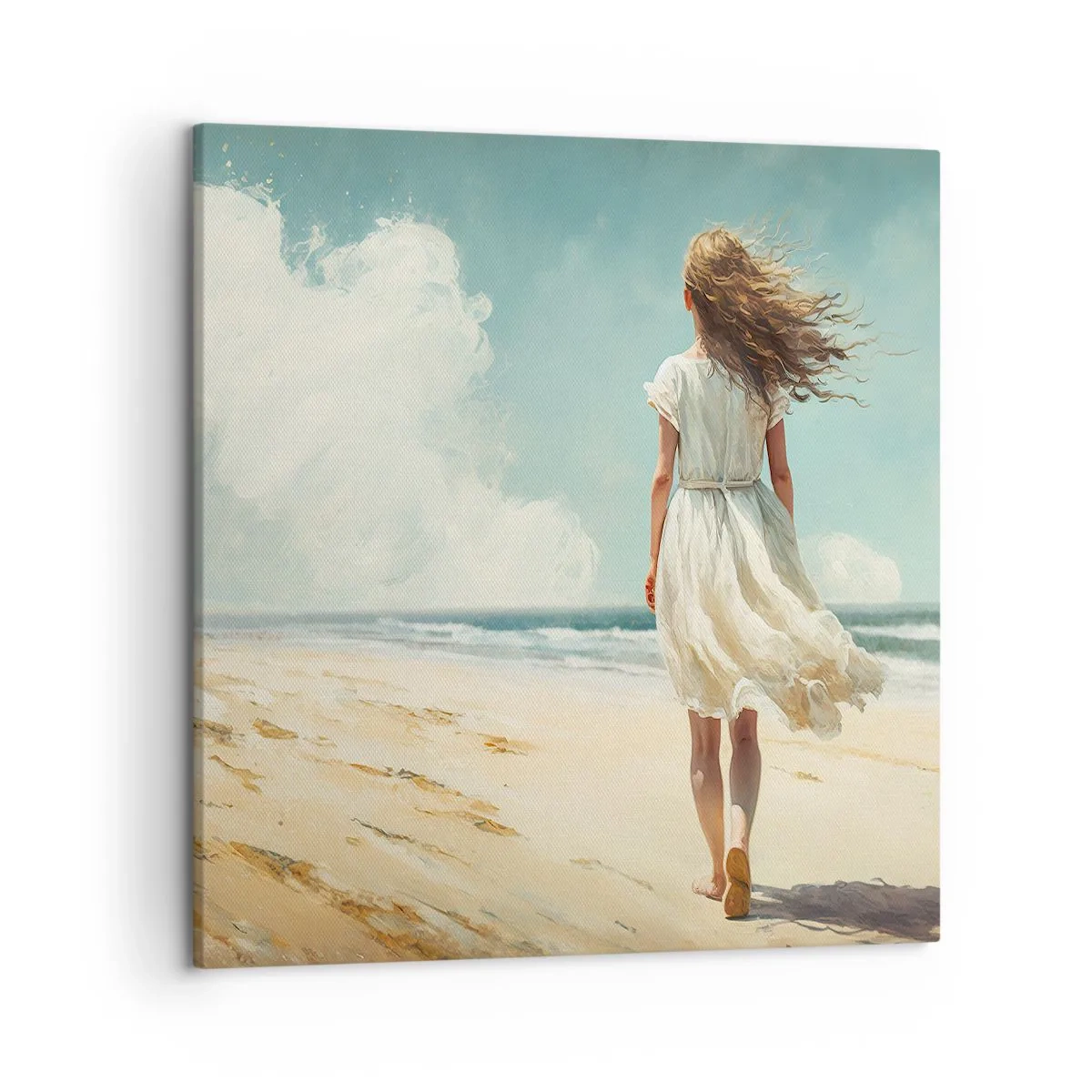 Obraz na płótnie - Na spotkanie słońca i wiatru - 50x50 cm