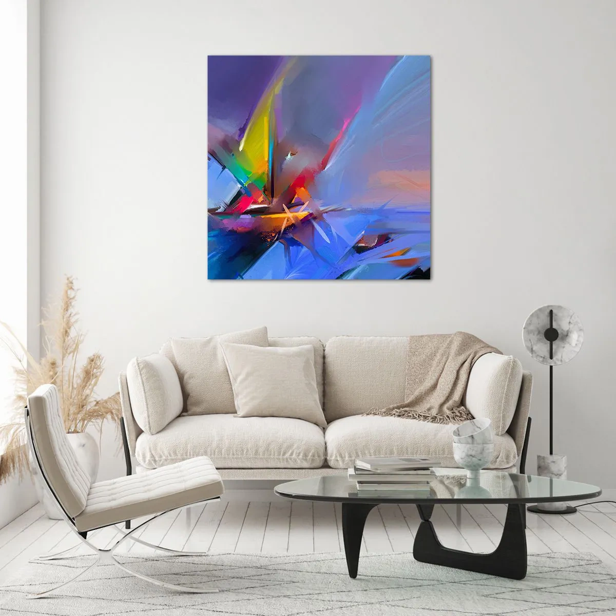 Obraz na szkle - Śmigła jak ptak - 60x60 cm