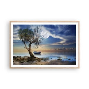 Plakat w ramie jasny dąb - To koniec czy początek? - 91x61 cm