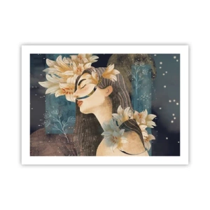 Plakat - Baśń o królewnie z liliami - 70x50 cm