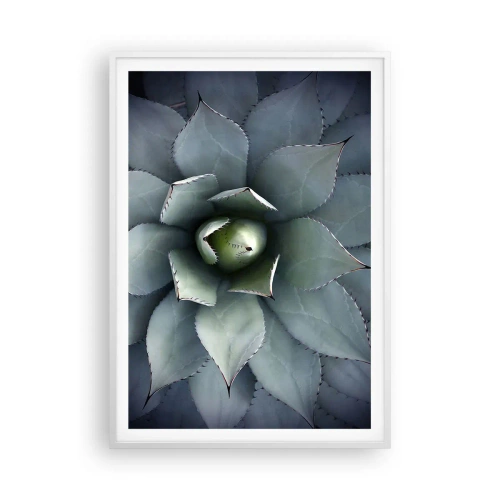 Plakat w białej ramie - Wabi i przestrzega - 70x100 cm