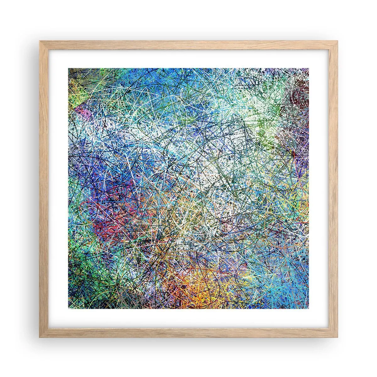 Plakat w ramie jasny dąb - To nie takie proste - 50x50 cm