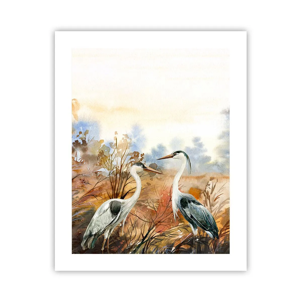 Plakat - Dokąd jesienią? - 40x50 cm