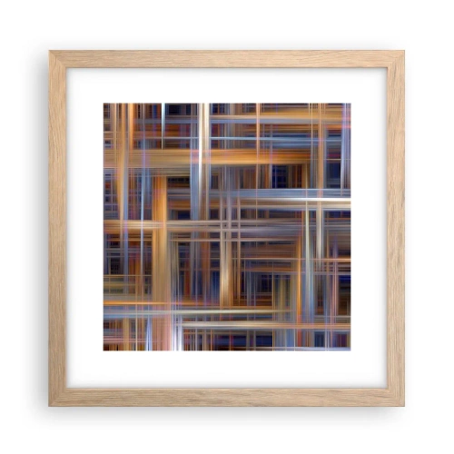Plakat w ramie jasny dąb - Utkane ze światła - 30x30 cm