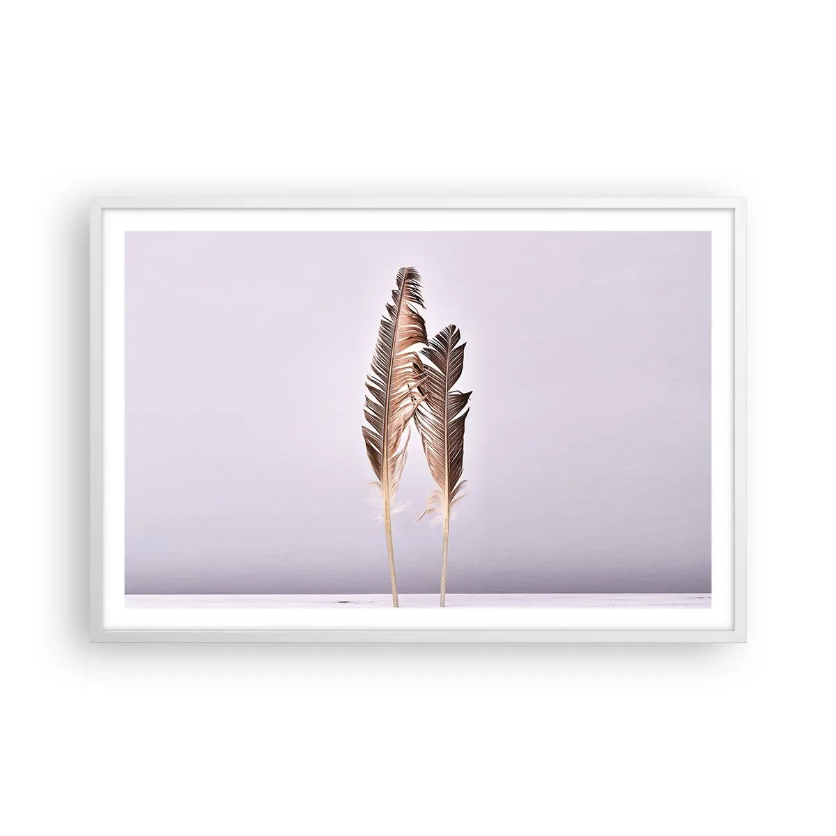 Plakat w białej ramie - Przeciw nicości - 91x61 cm