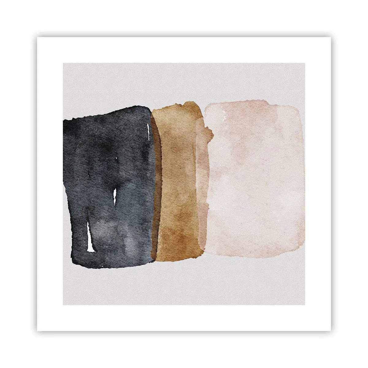 Plakat - Kompozycja barw ziemi - 40x40 cm