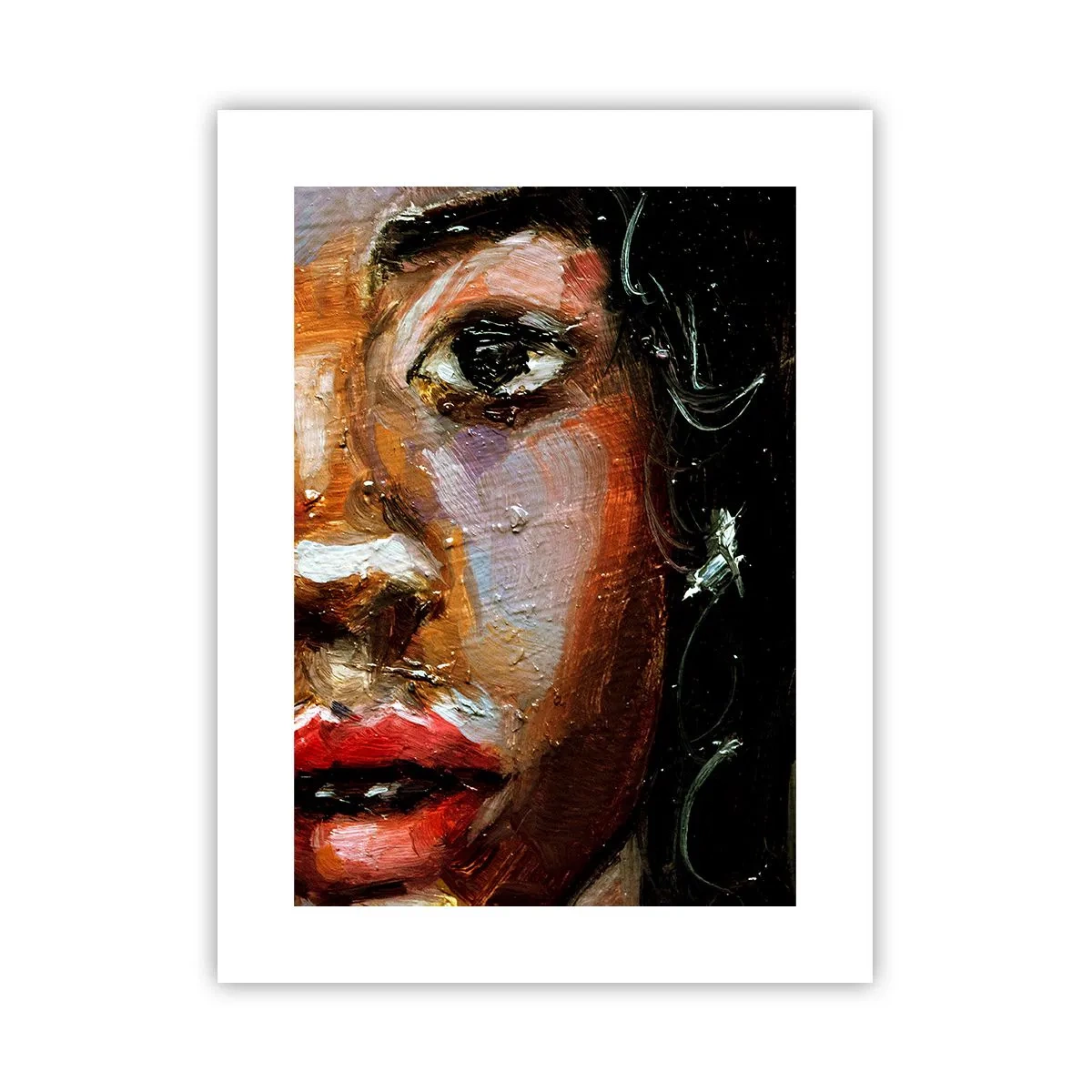 Plakat - Czerń i blask - 30x40 cm
