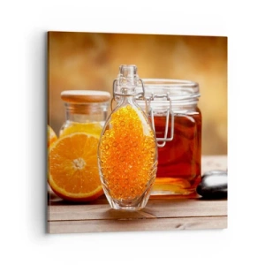 Obraz na płótnie - Słoneczne smaki i aromaty - 70x70 cm