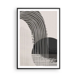 Plakat w czarnej ramie - Tam i z powrotem - 70x100 cm