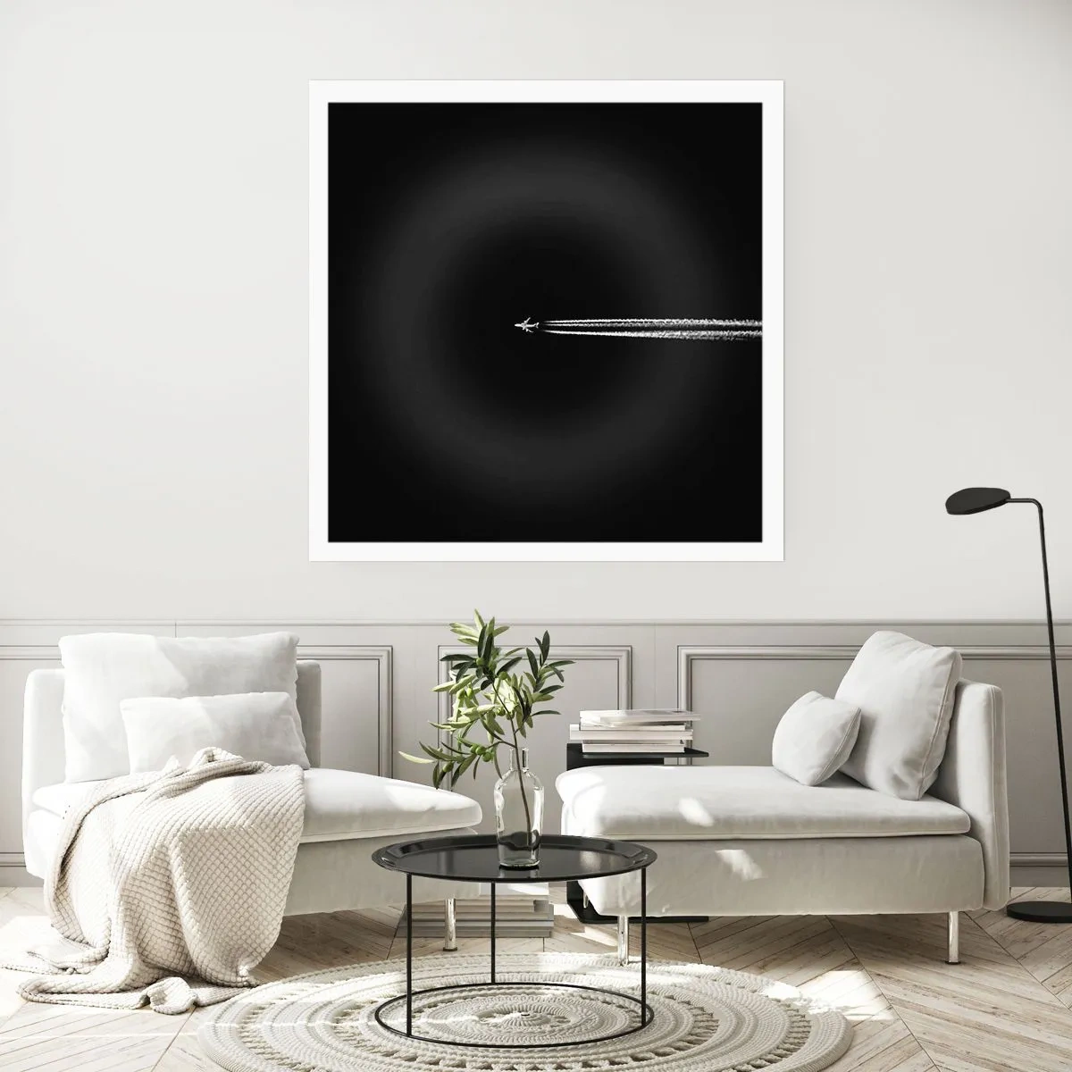 Plakat - W inny wymiar - 40x40 cm