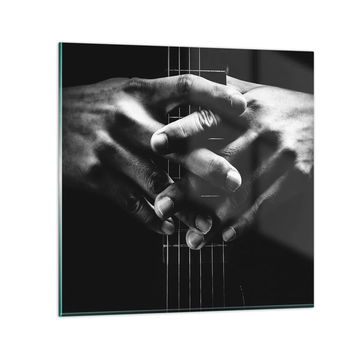 Obraz na szkle - Modlitwa artysty - 70x70 cm