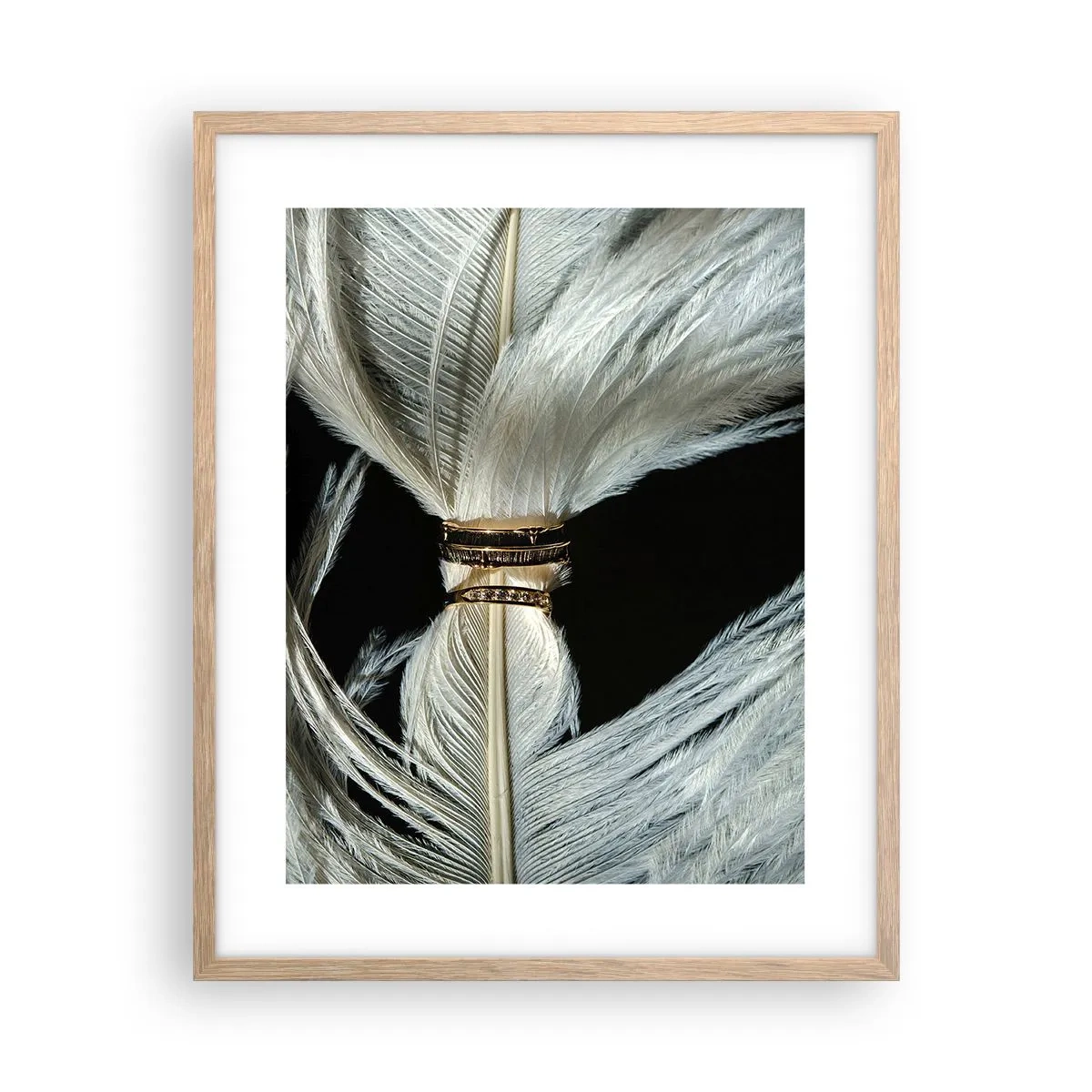 Plakat w ramie jasny dąb - ...i nie opuszczę Cię… - 40x50 cm