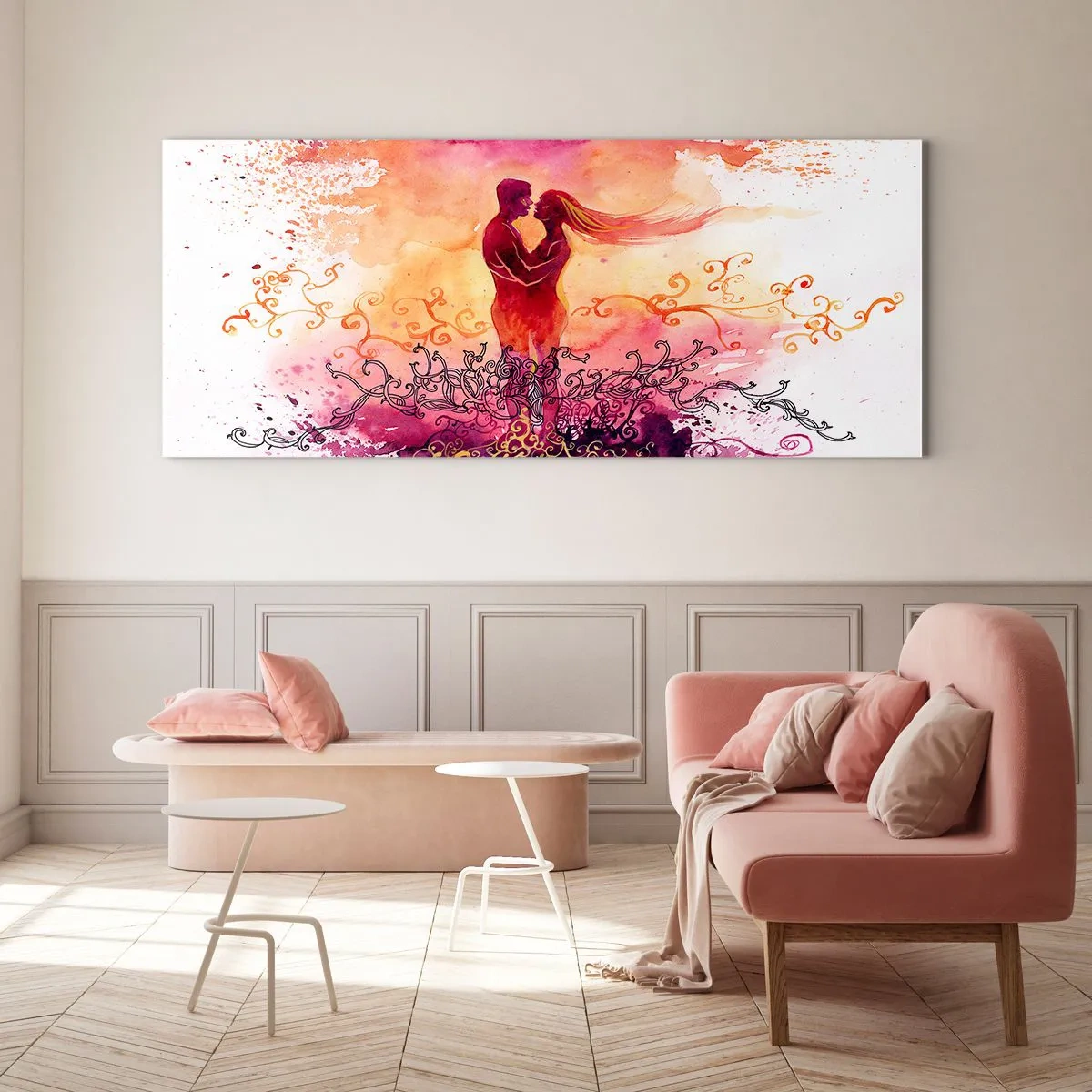Obraz na szkle - Jednego serca! Tak mało mi trzeba… - 100x40 cm