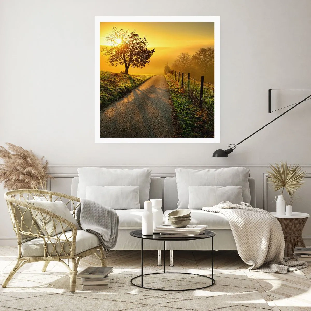 Plakat - Miodne popołudnie - 60x60 cm