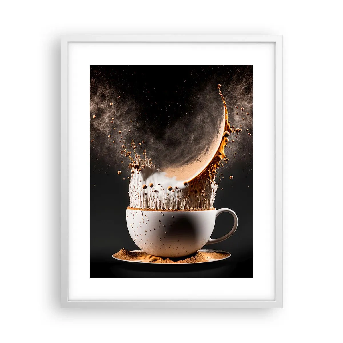 Plakat w białej ramie - Eksplozja smaku - 40x50 cm