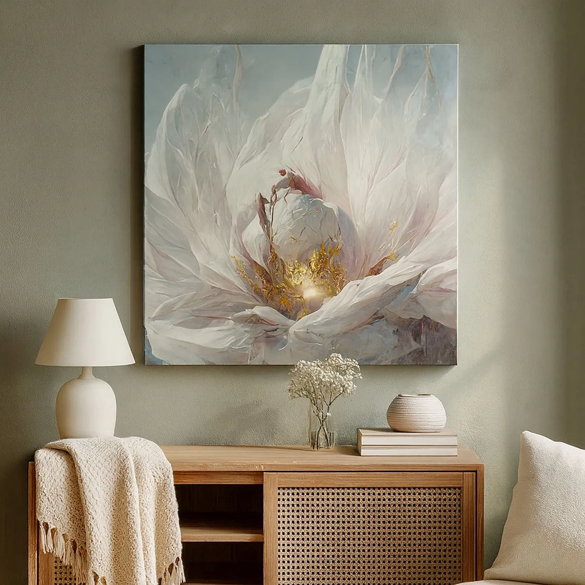 Obraz na płótnie - Rozkwita raz na sto lat - 30x30 cm