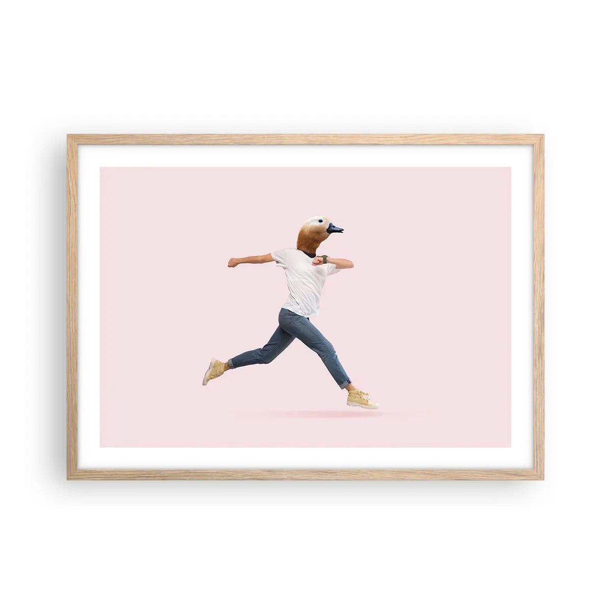 Plakat w ramie jasny dąb - Szczypta absurdu - 70x50 cm