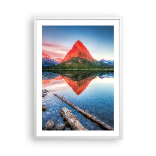 Plakat w białej ramie - Żar i chłód - 50x70 cm