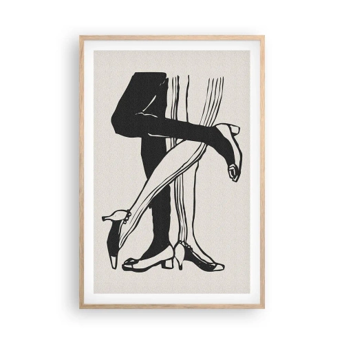 Plakat w ramie jasny dąb - Kobiecy atrybut - 61x91 cm