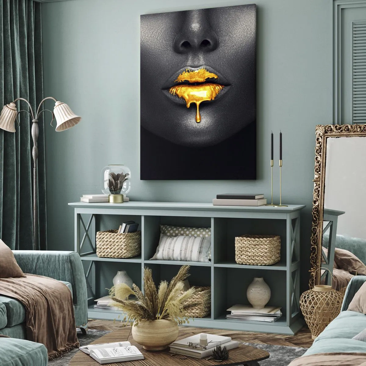 Obraz na płótnie - Złotousta - 55x100 cm