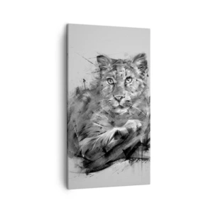 Obraz na płótnie - Tak, słucham uważnie - 45x80 cm