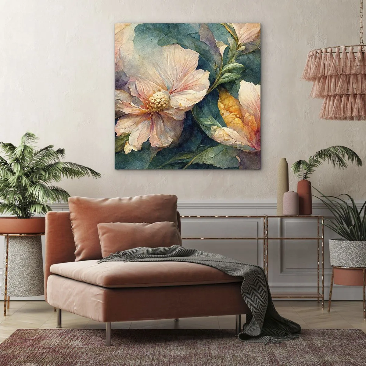 Obraz na płótnie - Sama subtelność - 60x60 cm