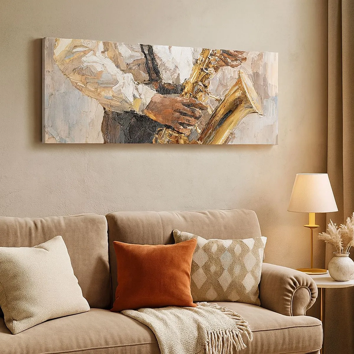 Obraz na płótnie - Czas na solo - 100x40 cm