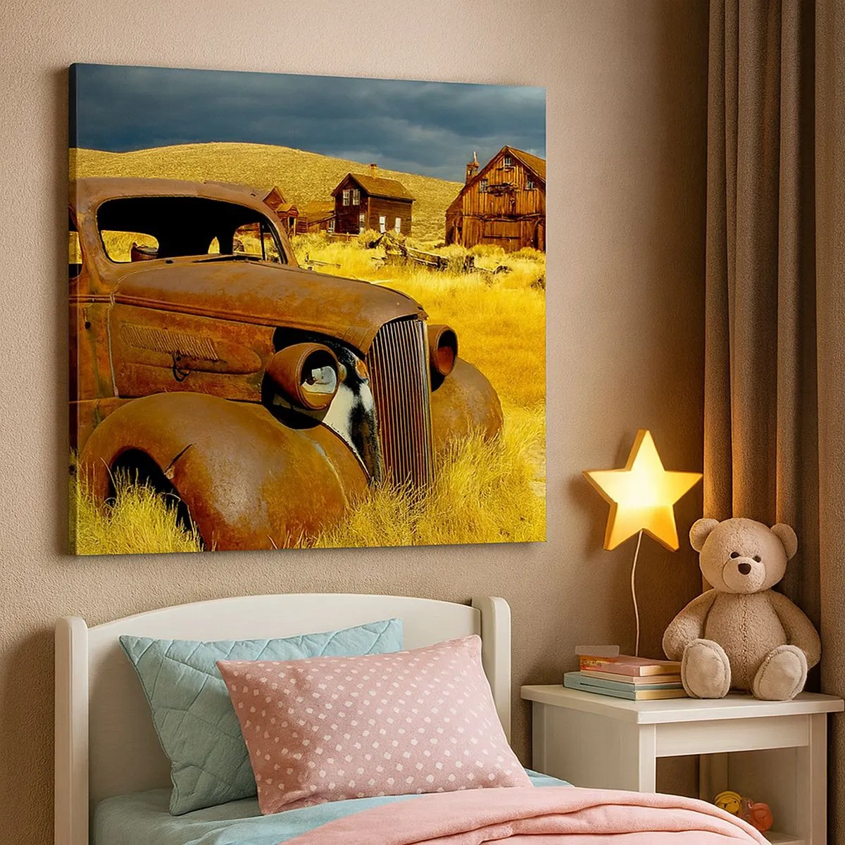 Obraz na płótnie - Zasłużony odpoczynek - 30x30 cm