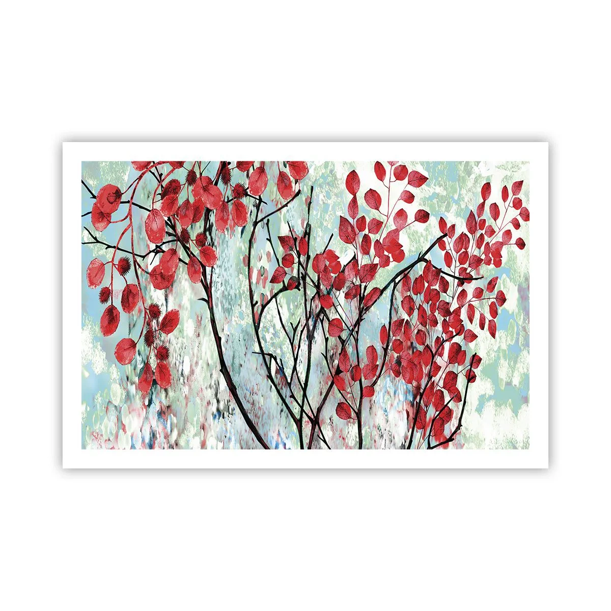 Plakat - Drzewo w szkarłacie - 91x61 cm