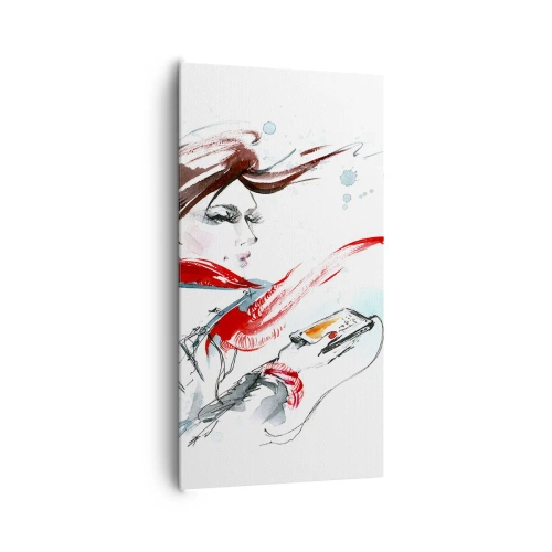 Obraz na płótnie - Coś we mnie gra - 65x120 cm