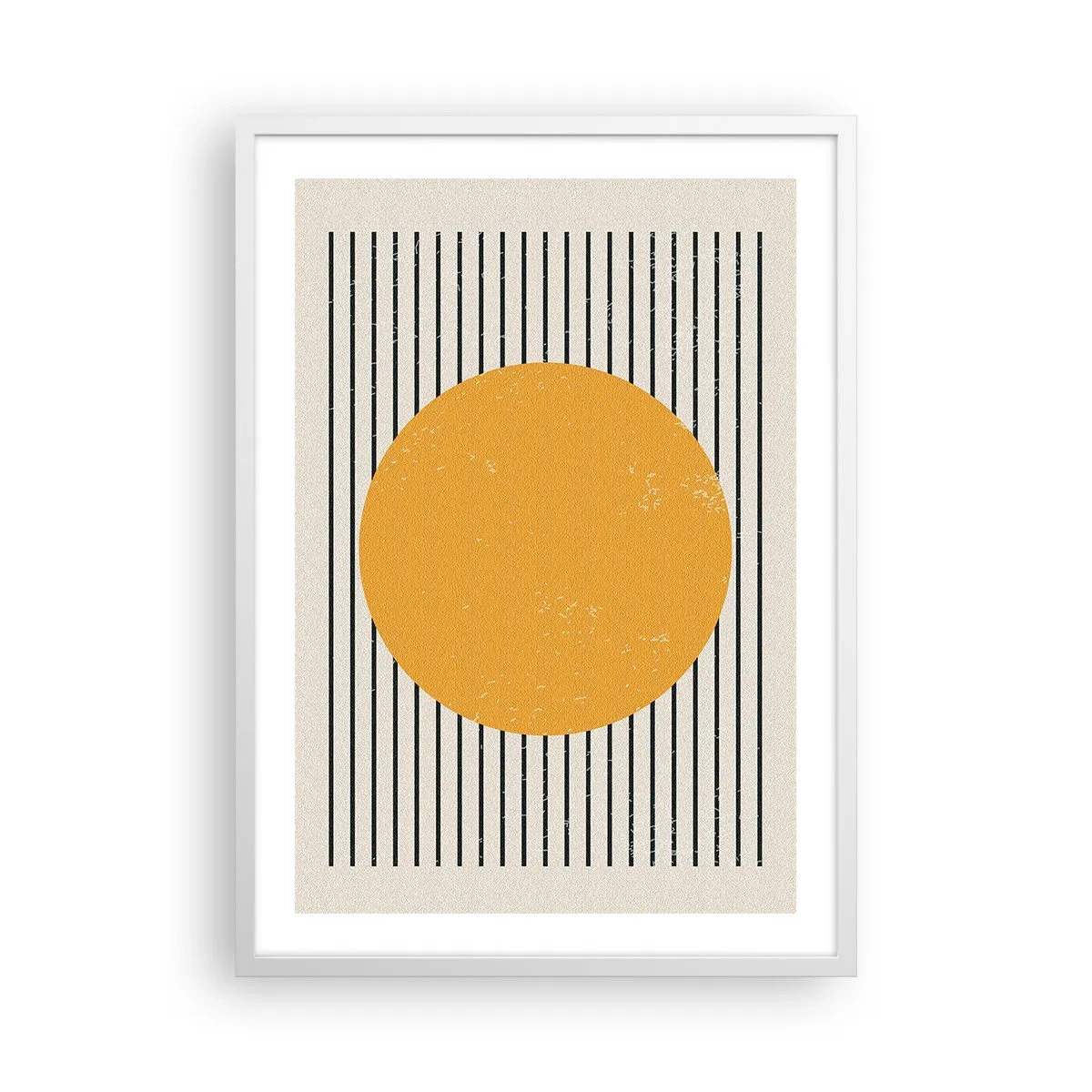 Plakat w białej ramie - Siła prostoty - 50x70 cm
