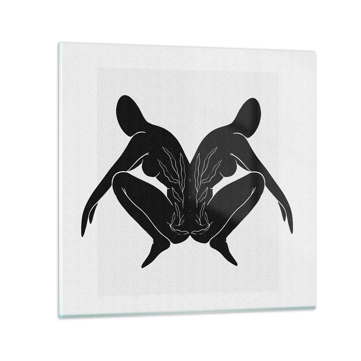 Obraz na szkle - Wspólna dusza - 60x60 cm