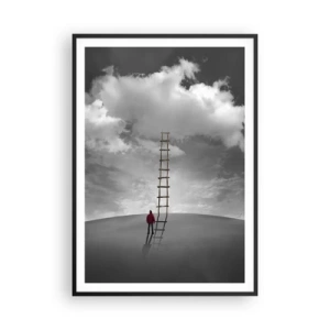 Plakat w czarnej ramie - Wszystko możliwe - 70x100 cm