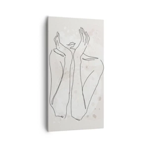 Obraz na płótnie - Rozmarzona chwila - 55x100 cm